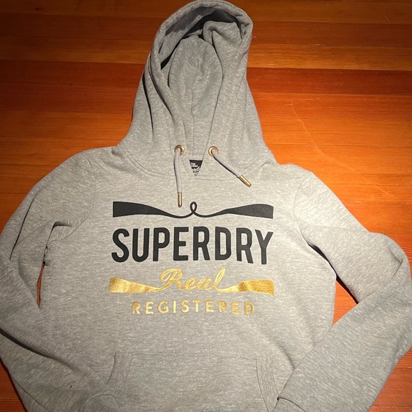 Superdry fitted hoodie from UK size 6US fits like 2-4. - Picture 4 of 6